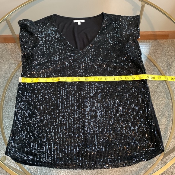 Maurices Sequined Short Sleeve Top - Picture 8 of 16